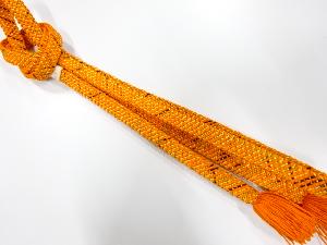 未使用品　正絹　撚り房　手組帯締め